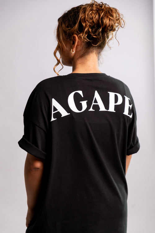 Camiseta AGAPE BLACK - amor incondicional